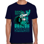 Playera Dragon Shiryu Caballeros del Zodiaco Algodón Premium #0001712