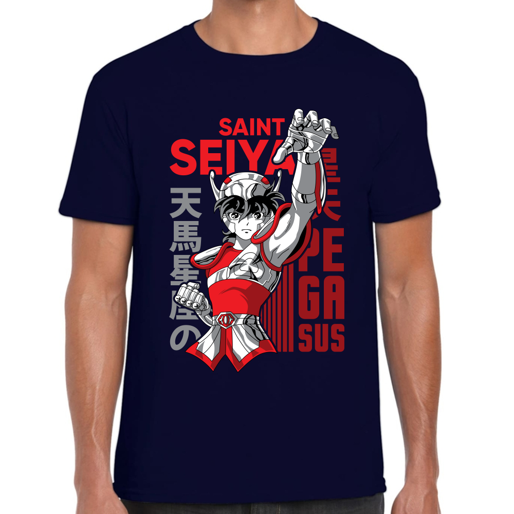 Playera Pegasus Caballeros del Zodiaco Algodón Premium #0001714