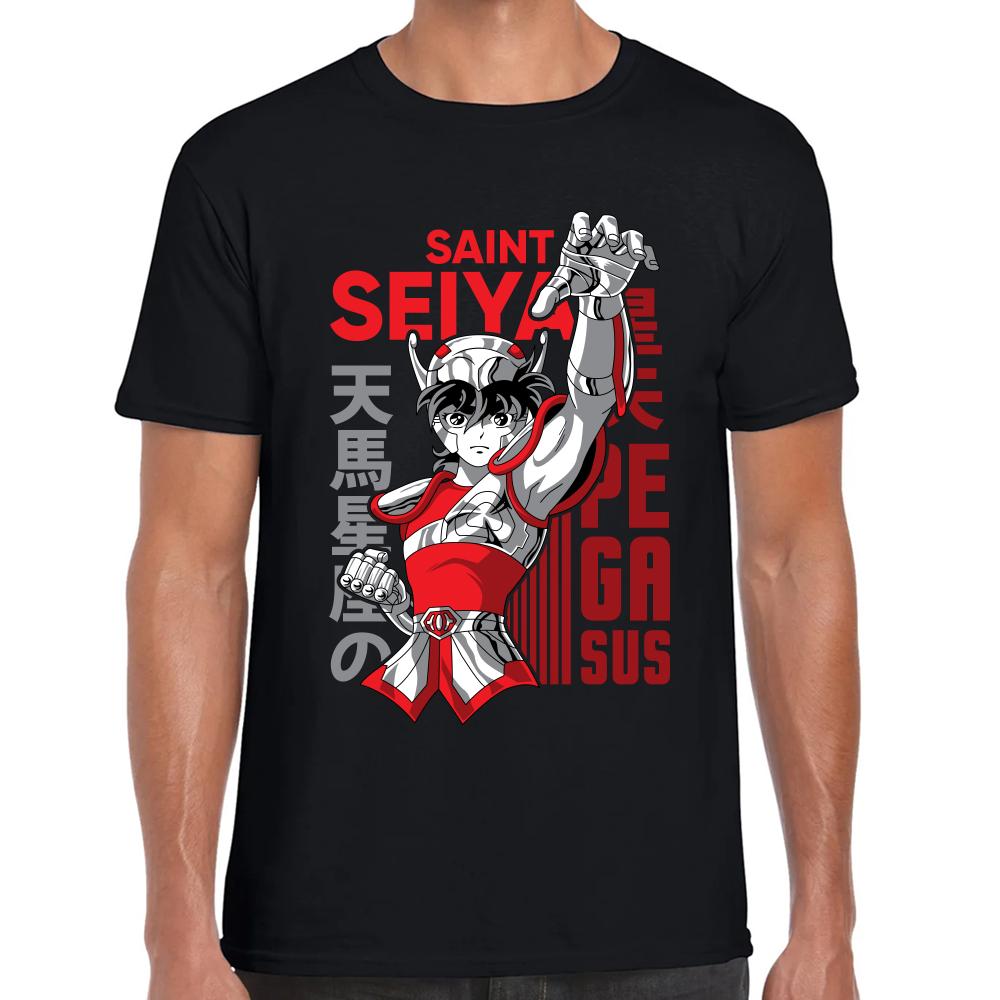 Playera Pegasus Caballeros del Zodiaco Algodón Premium #0001714