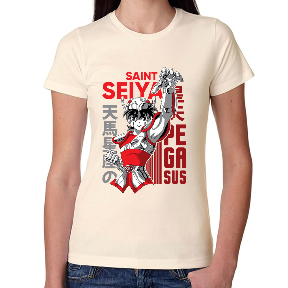Playera Pegasus Caballeros del Zodiaco Algodón Premium #0001714