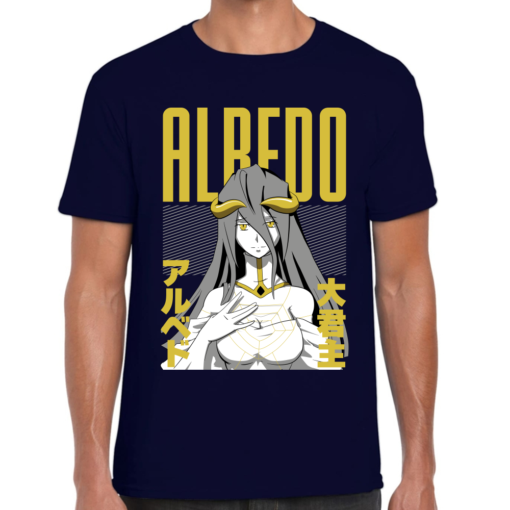 Playera Albedo Overlord Algodón Premium #0001716