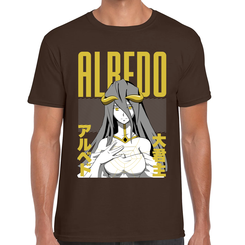 Playera Albedo Overlord Algodón Premium #0001716