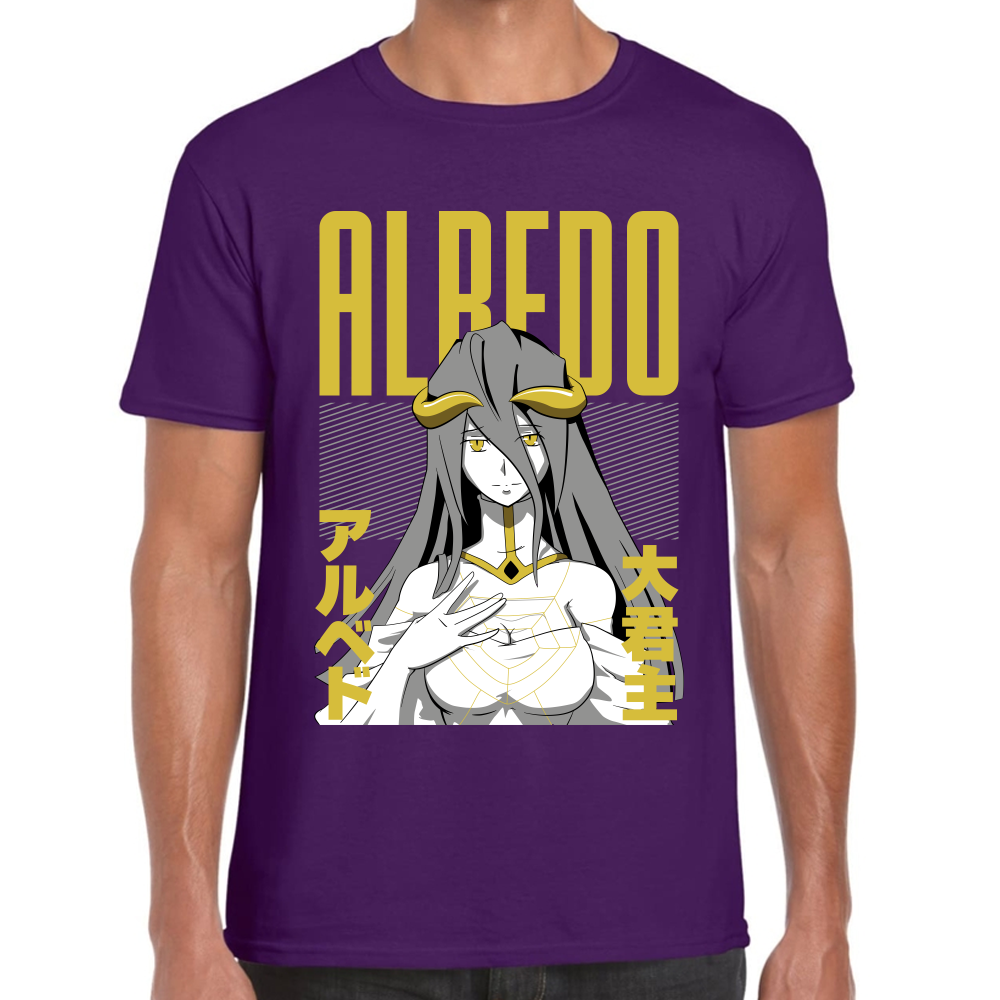Playera Albedo Overlord Algodón Premium #0001716
