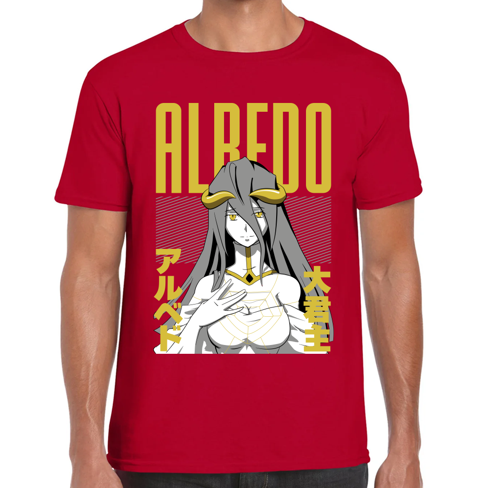 Playera Albedo Overlord Algodón Premium #0001716