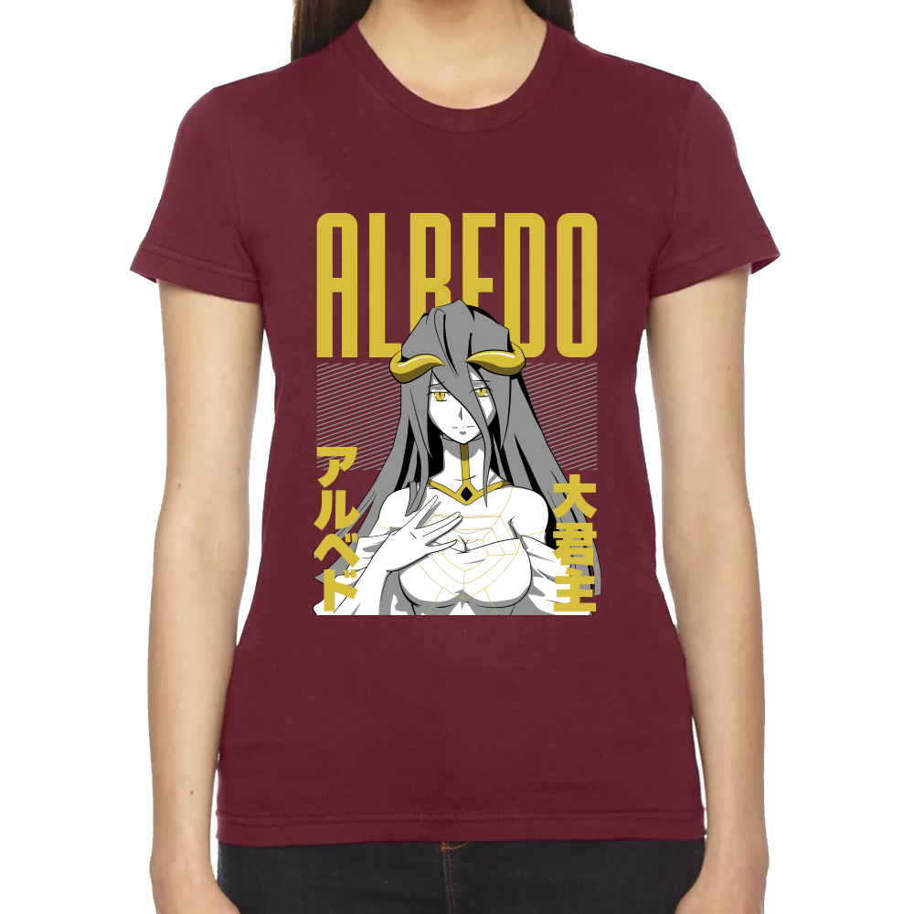 Playera Albedo Overlord Algodón Premium #0001716