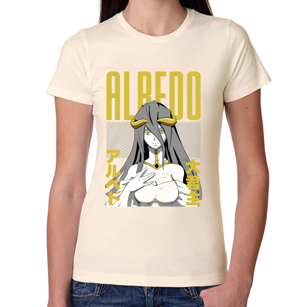 Playera Albedo Overlord Algodón Premium #0001716
