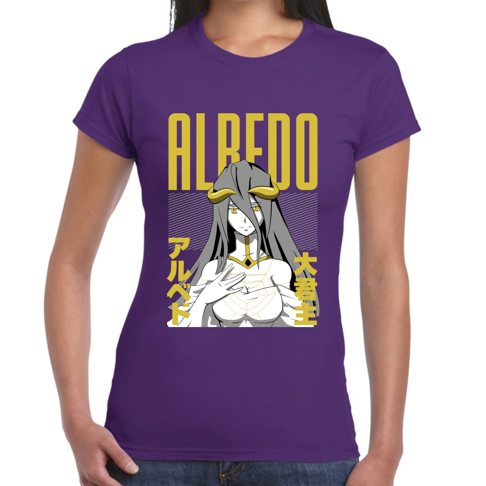 Playera Albedo Overlord Algodón Premium #0001716
