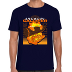 Playera Calcifer Studio Ghibli Algodón Premium #0001717