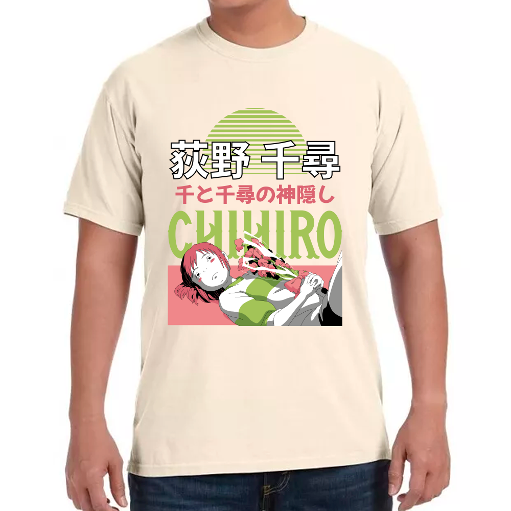 Playera Chihiro Studio Ghibli Algodón Premium #0001718