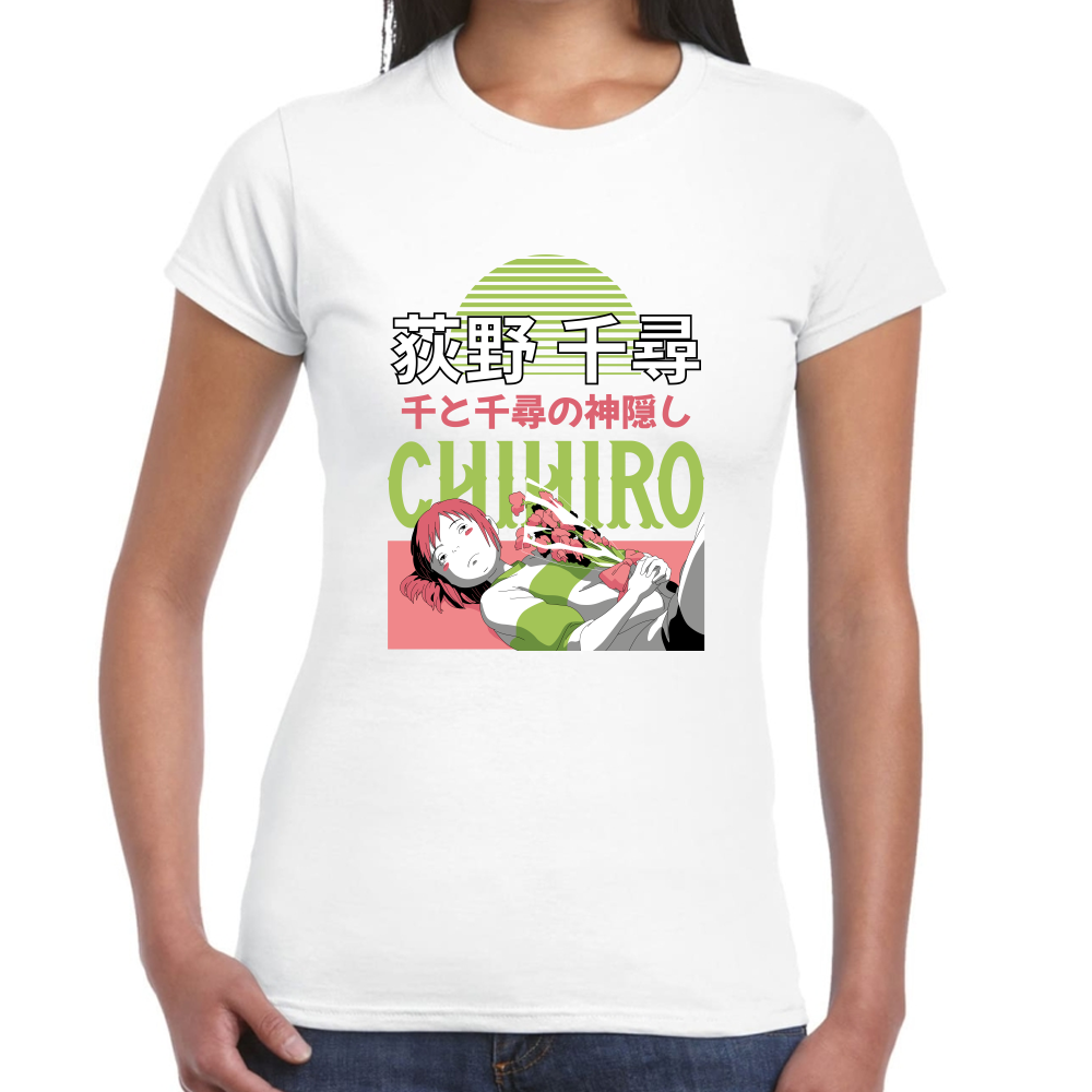 Playera Chihiro Studio Ghibli Algodón Premium #0001718