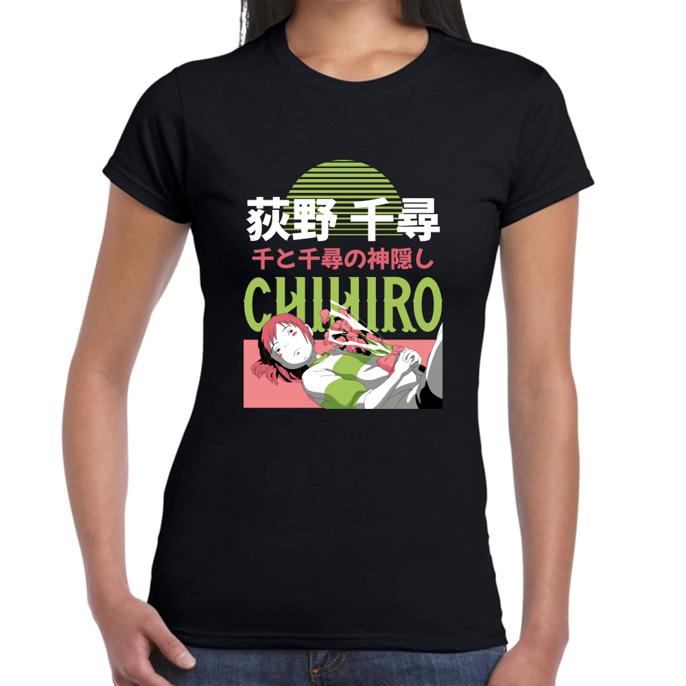 Playera Chihiro Studio Ghibli Algodón Premium #0001718