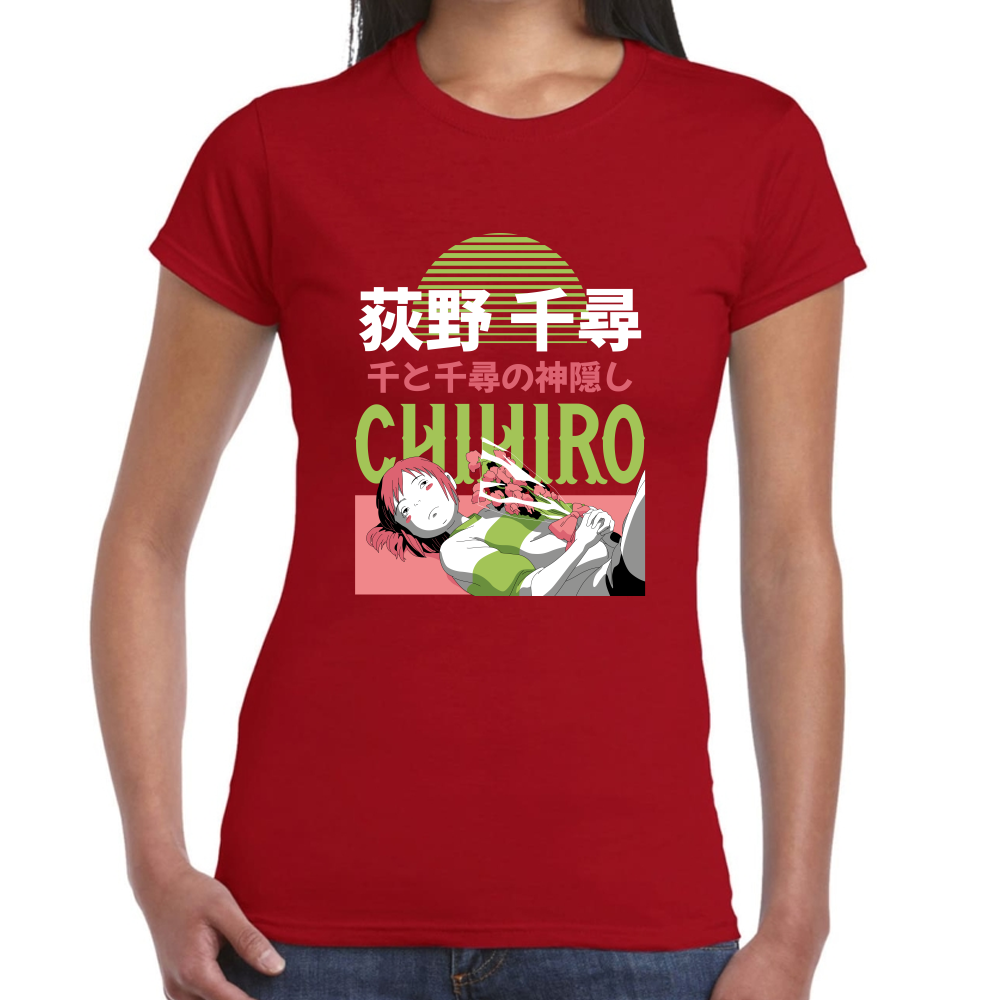 Playera Chihiro Studio Ghibli Algodón Premium #0001718