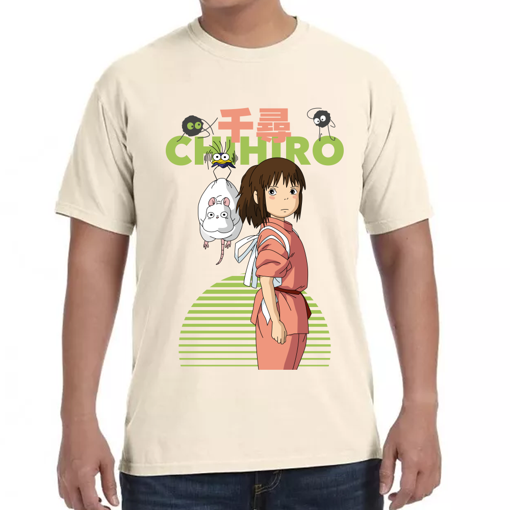 Playera Chihiro Studio Ghibli Algodón Premium #0001719