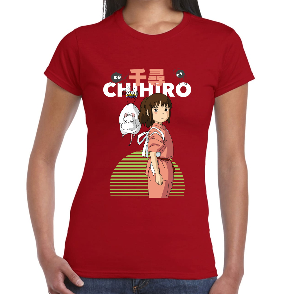 Playera Chihiro Studio Ghibli Algodón Premium #0001719