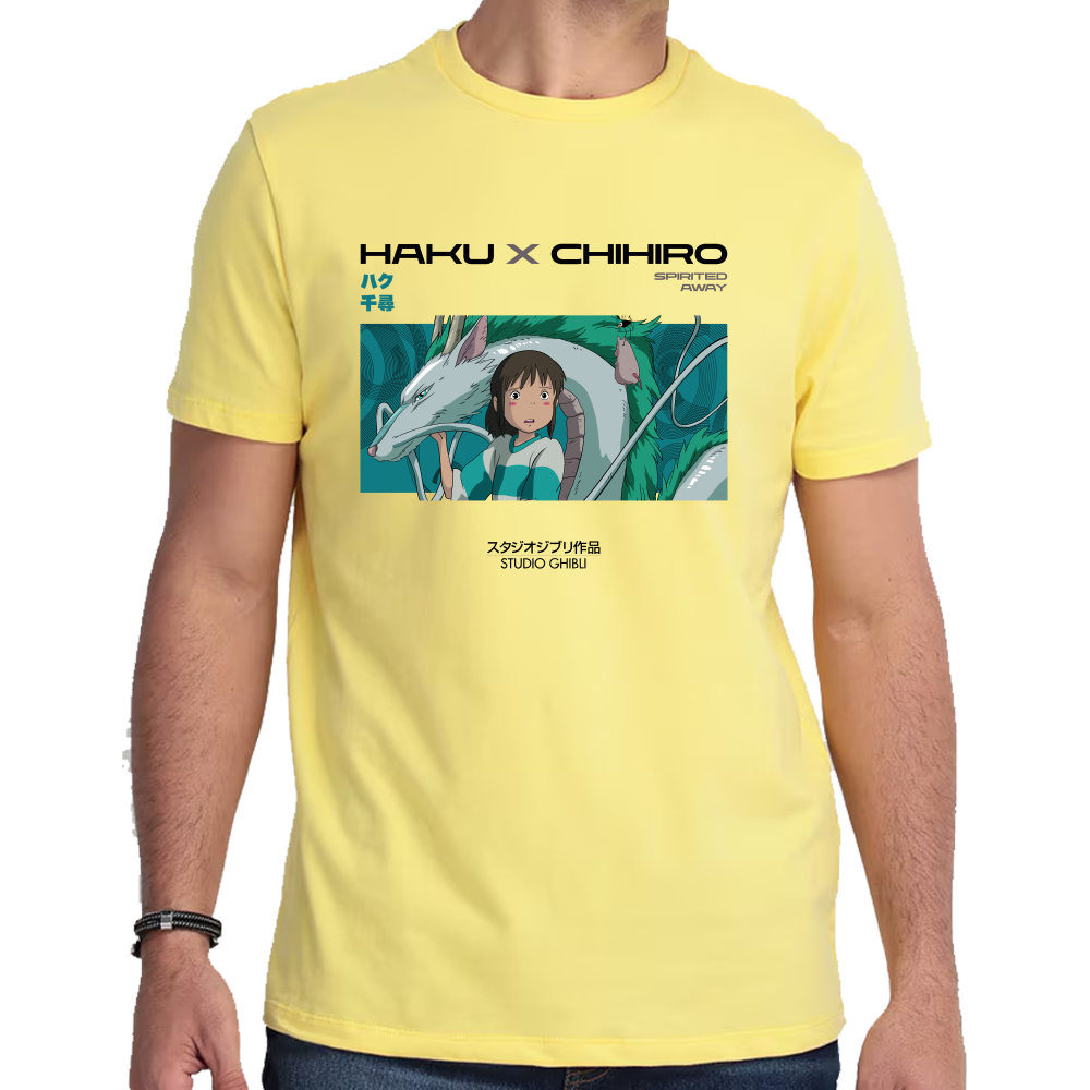 Playera Chihiro Studio Ghibli Algodón Premium #0001720