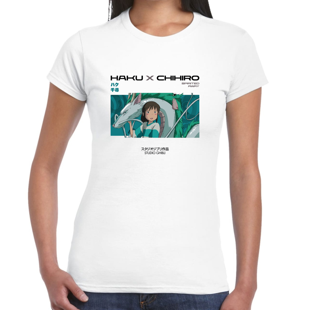 Playera Chihiro Studio Ghibli Algodón Premium #0001720