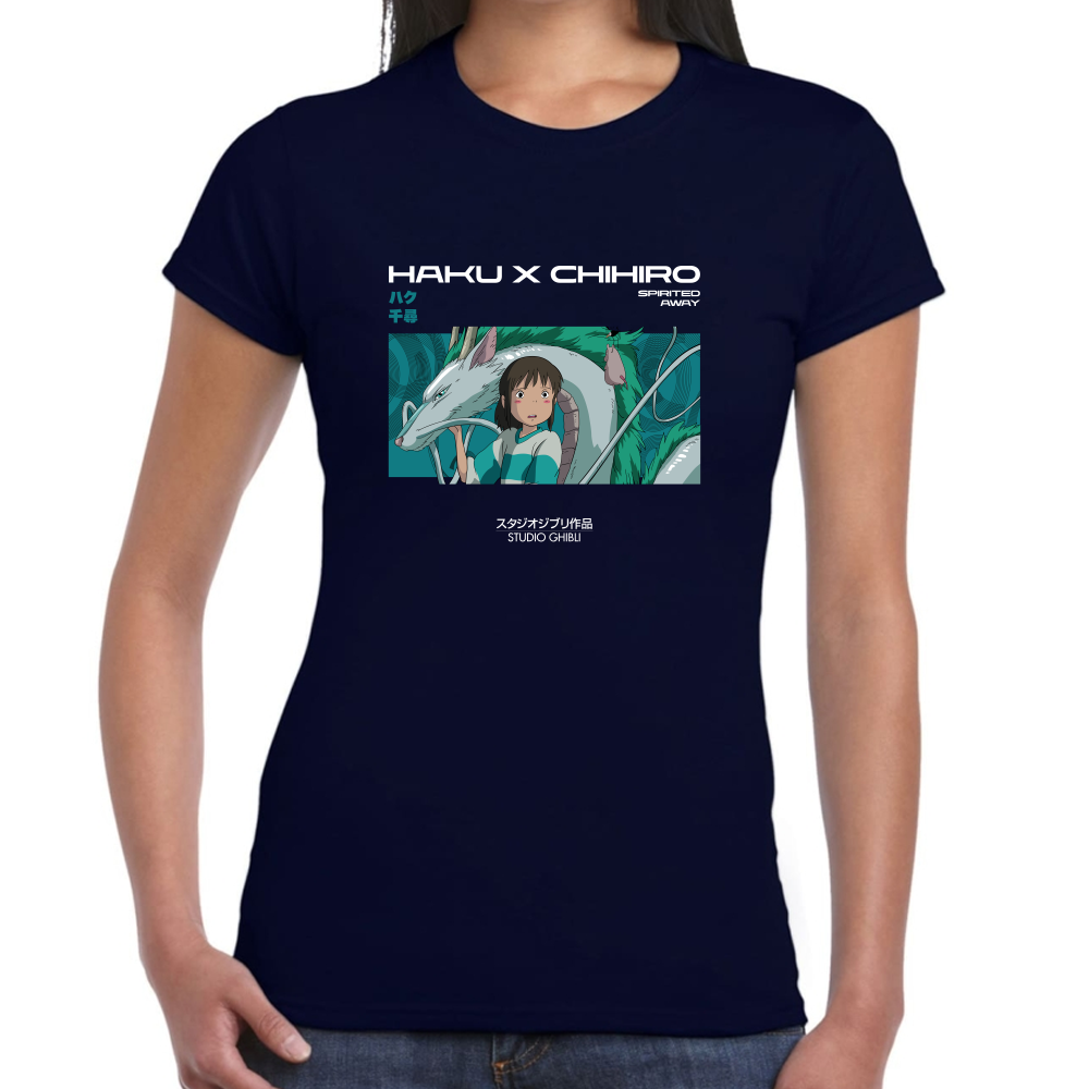 Playera Chihiro Studio Ghibli Algodón Premium #0001720