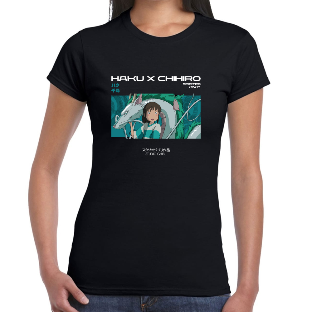 Playera Chihiro Studio Ghibli Algodón Premium #0001720