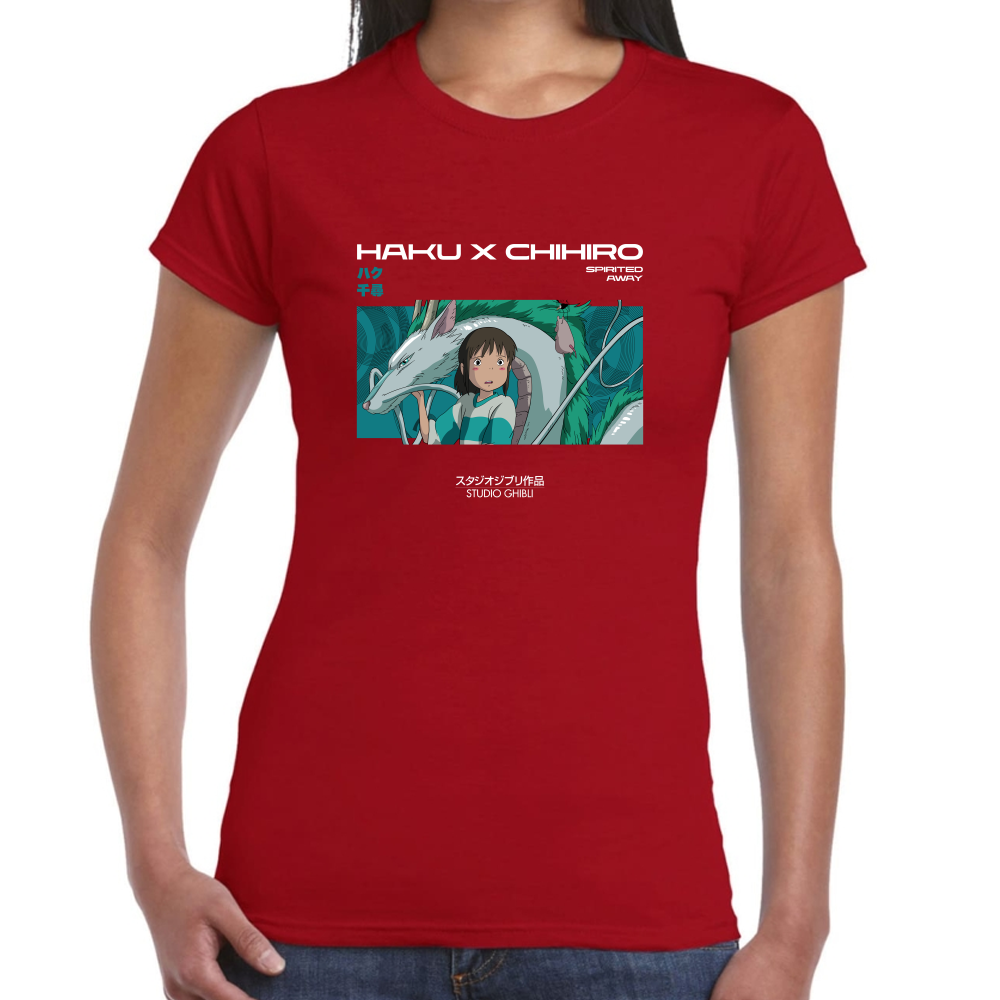 Playera Chihiro Studio Ghibli Algodón Premium #0001720
