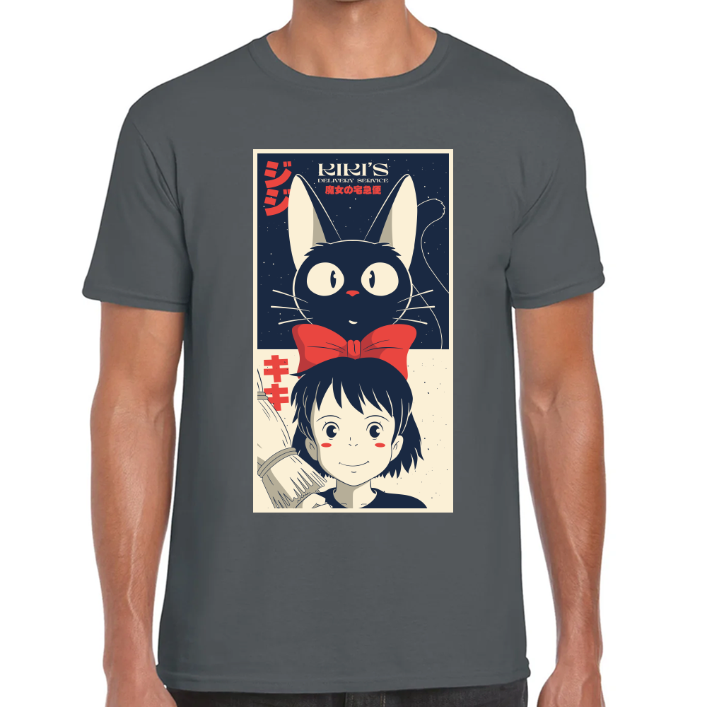 Playera  Studio Ghibli Kikis-Delivery Algodón Premium #0001721