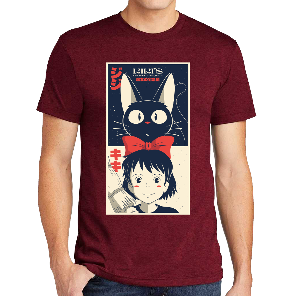 Playera  Studio Ghibli Kikis-Delivery Algodón Premium #0001721