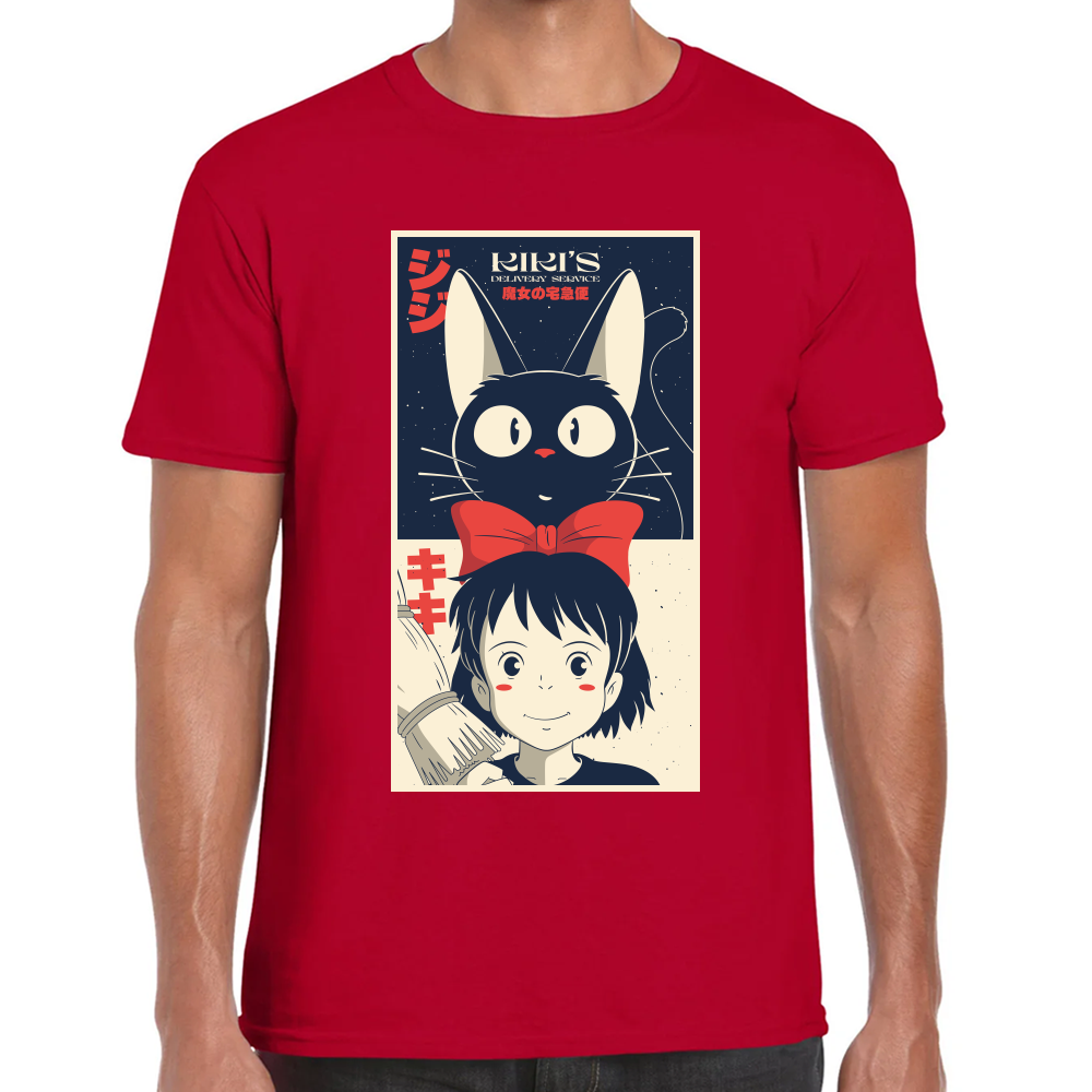 Playera  Studio Ghibli Kikis-Delivery Algodón Premium #0001721