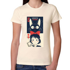 Playera  Studio Ghibli Kikis-Delivery Algodón Premium #0001721