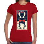 Playera  Studio Ghibli Kikis-Delivery Algodón Premium #0001721
