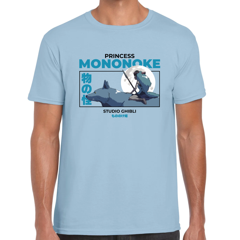 Playera Mononoke Studio Ghibli Algodón Premium #0001724