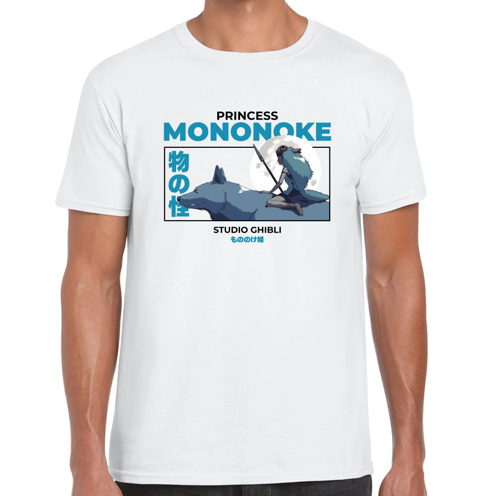 Playera Mononoke Studio Ghibli Algodón Premium #0001724
