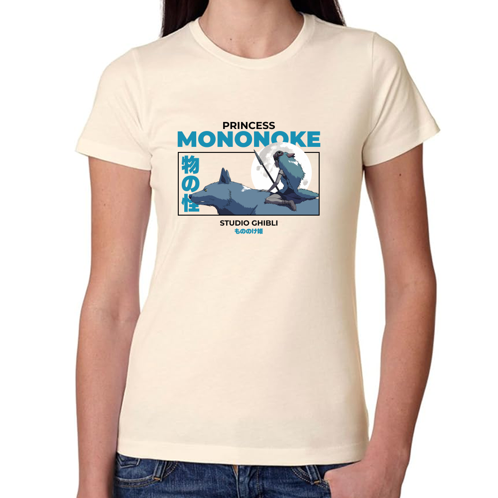 Playera Mononoke Studio Ghibli Algodón Premium #0001724