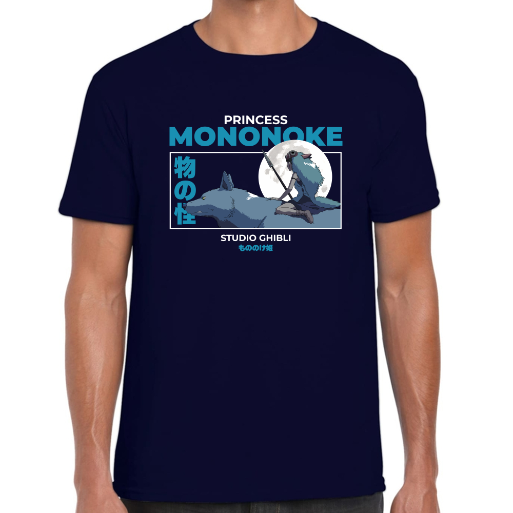 Playera Mononoke Studio Ghibli Algodón Premium #0001724 Imagen principal del producto
