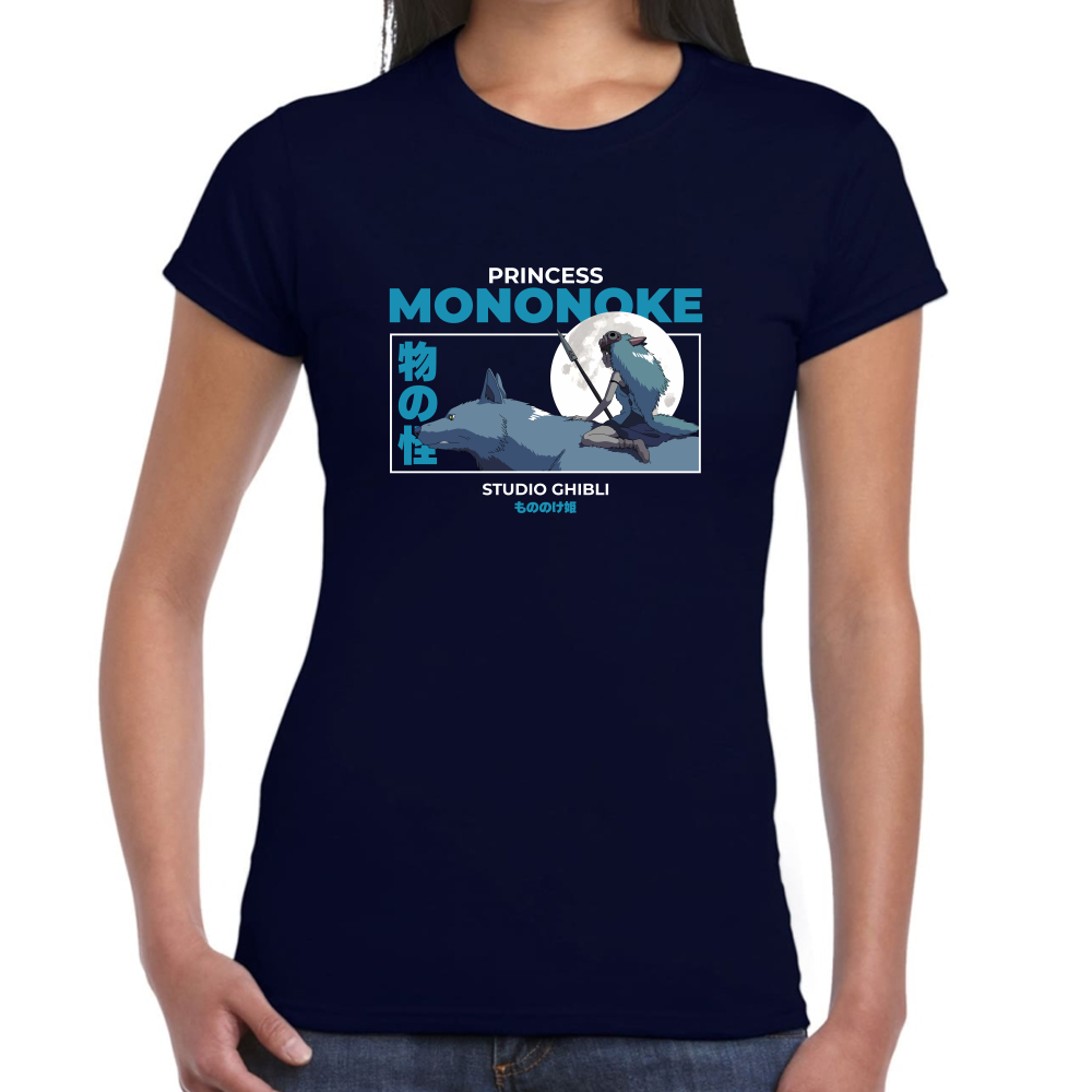 Playera Mononoke Studio Ghibli Algodón Premium #0001724