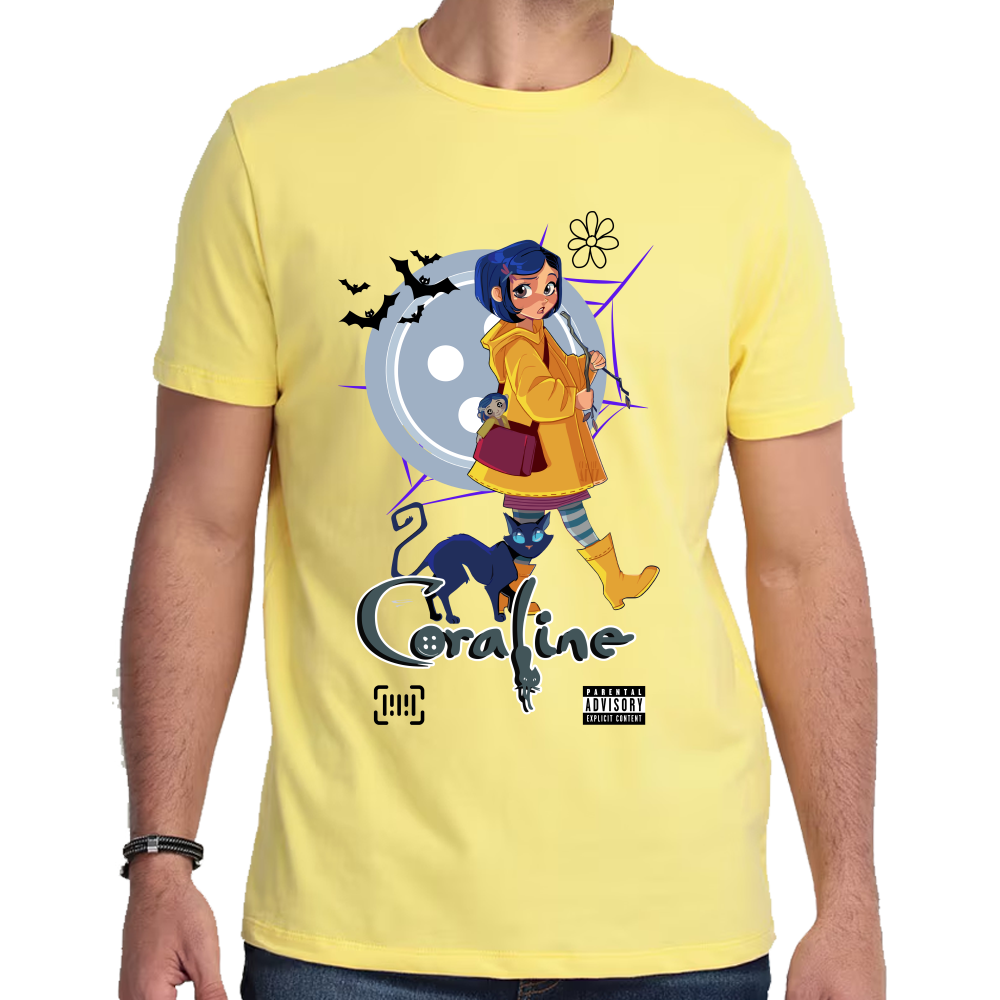 Playera Coraline Laika Studios Algodón Premium #0001727