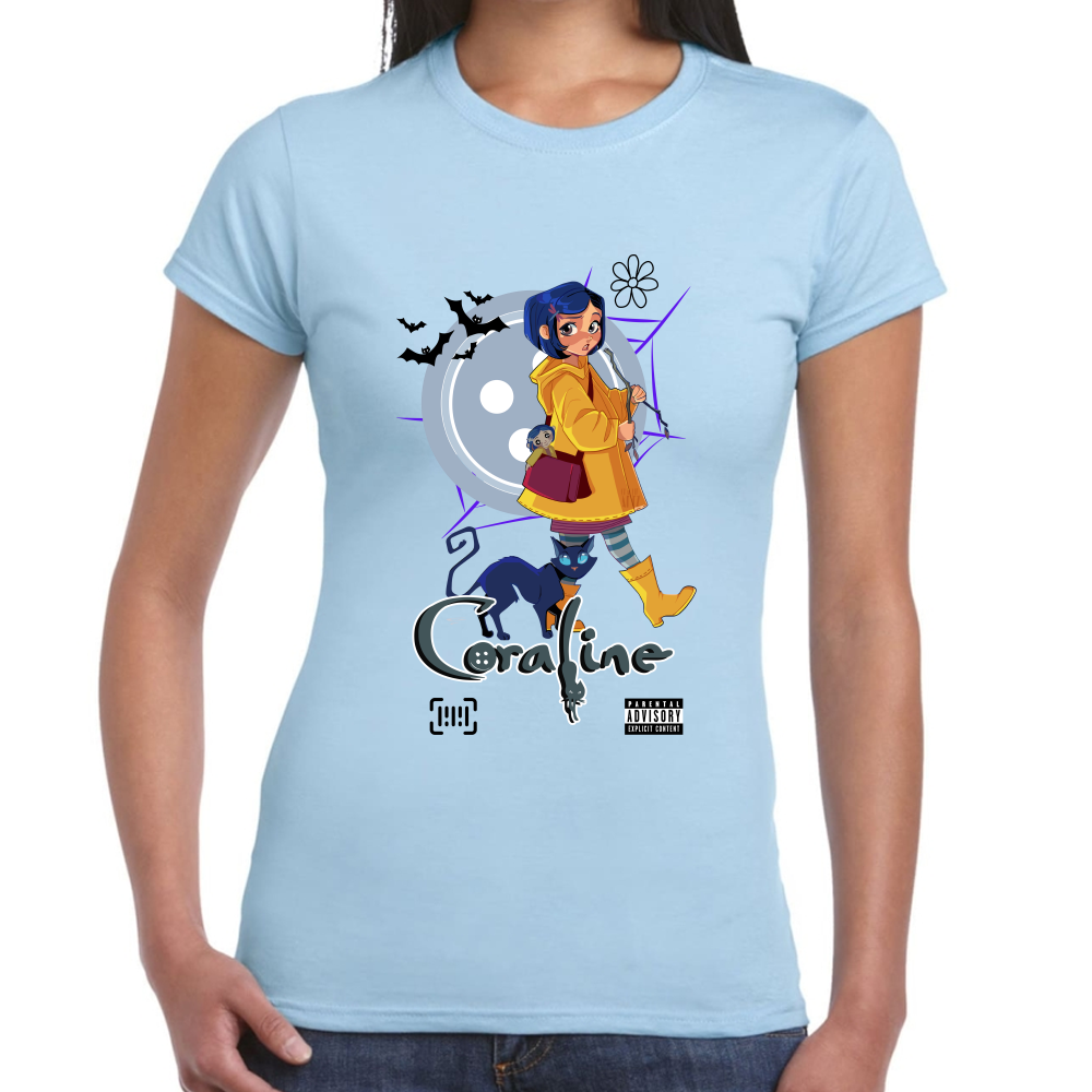 Playera Coraline Laika Studios Algodón Premium #0001727