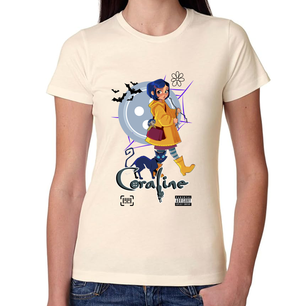 Playera Coraline Laika Studios Algodón Premium #0001727