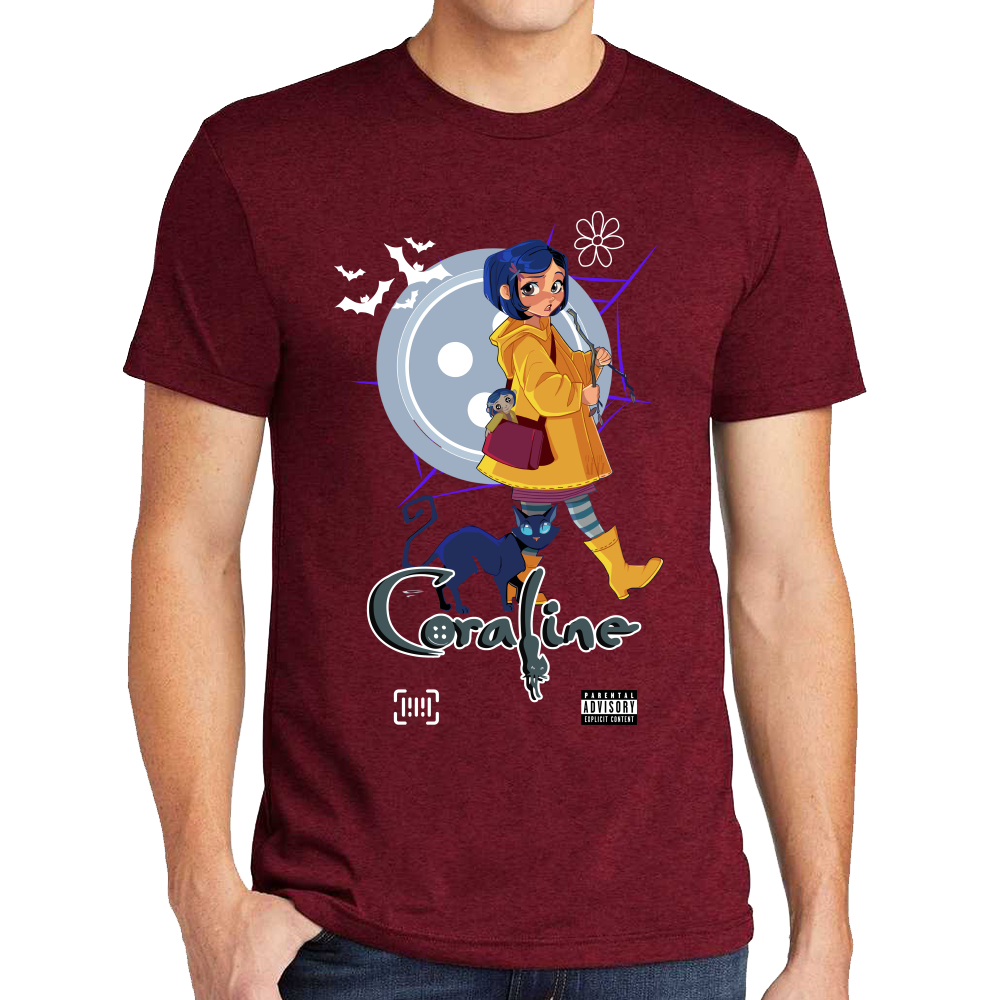 Playera Coraline Laika Studios Algodón Premium #0001727