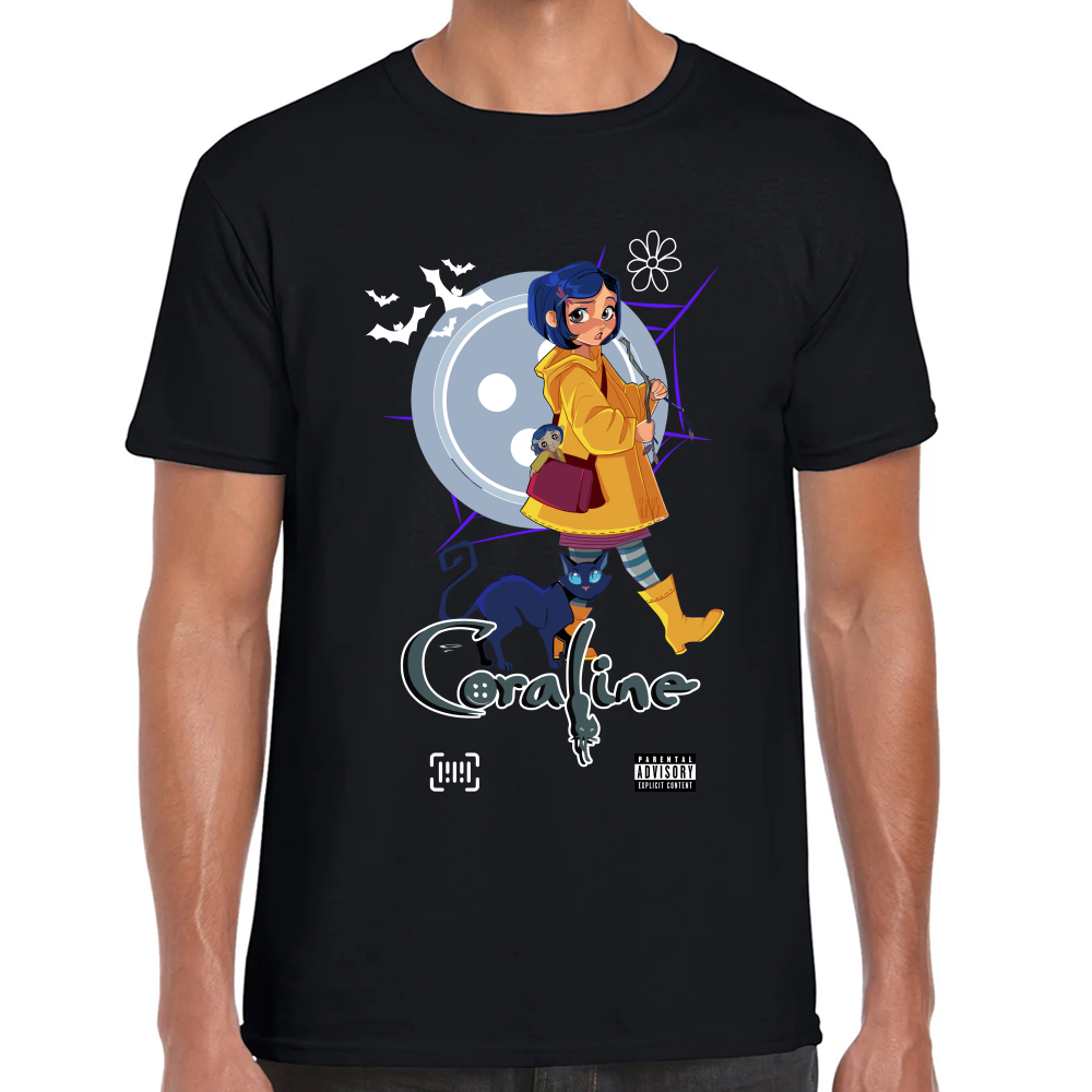 Playera Coraline Laika Studios Algodón Premium #0001727