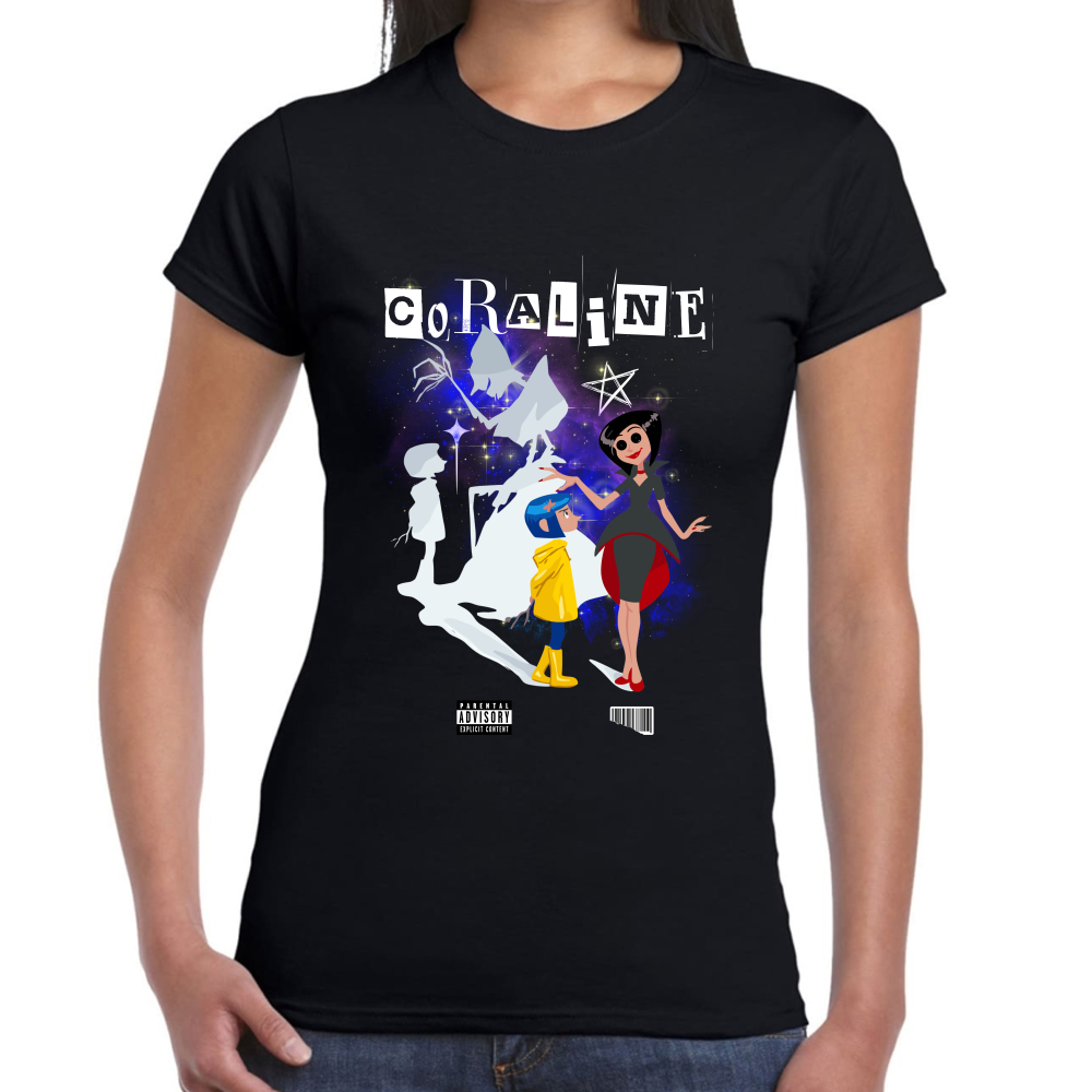 Playera Coraline Laika Studios Algodón Premium #0001729