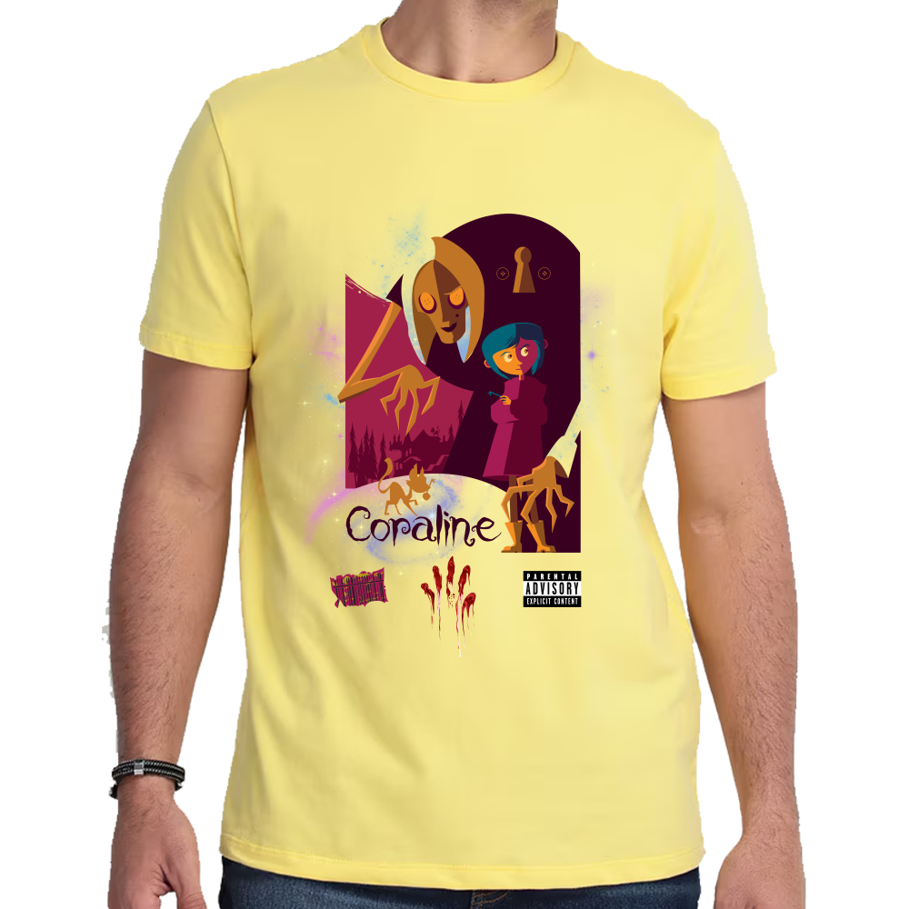 Playera Coraline Laika Studios Algodón Premium #0001730