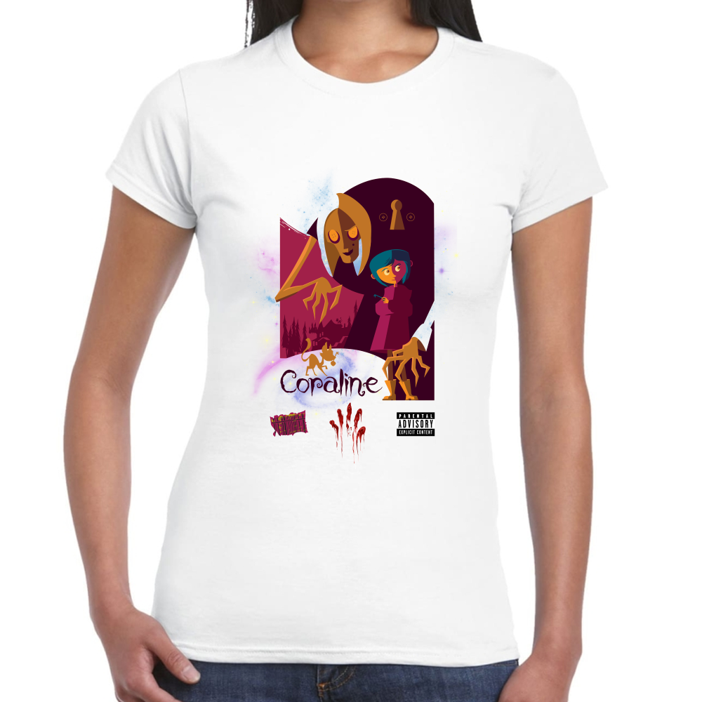 Playera Coraline Laika Studios Algodón Premium #0001730 Imagen secundaria del producto