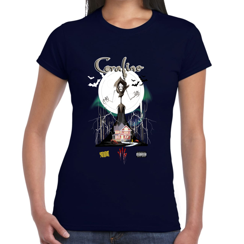 Playera Coraline Laika Studios Algodón Premium #0001731