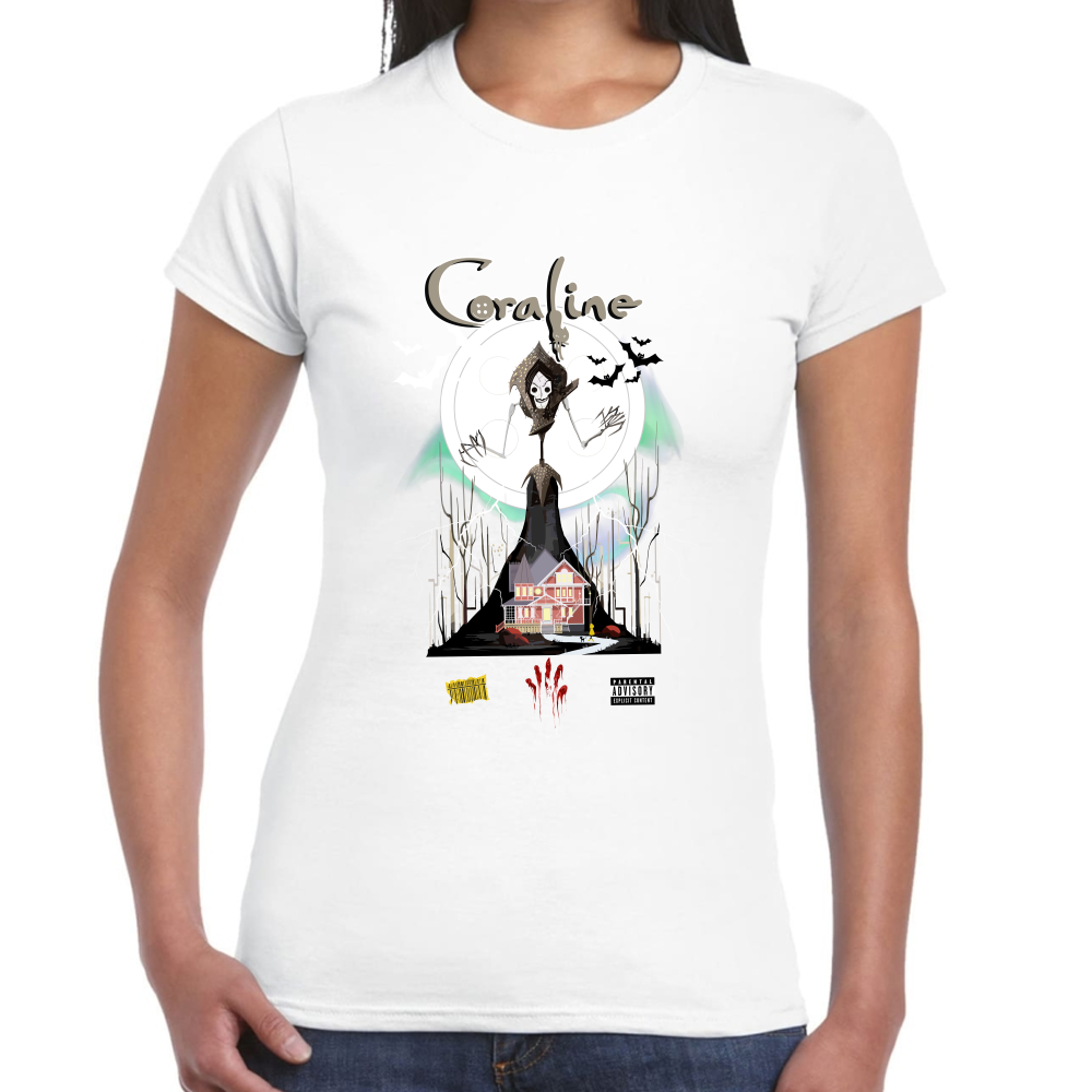 Playera Coraline Laika Studios Algodón Premium #0001731