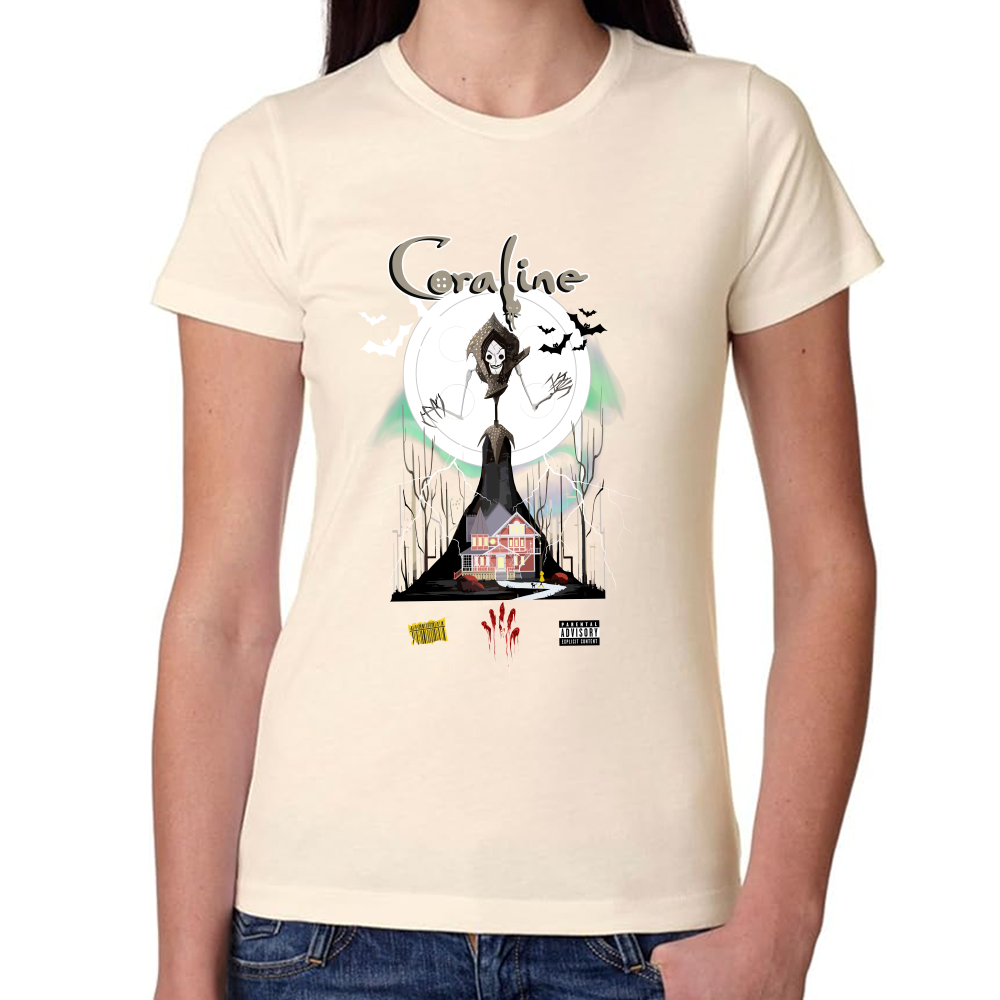 Playera Coraline Laika Studios Algodón Premium #0001731