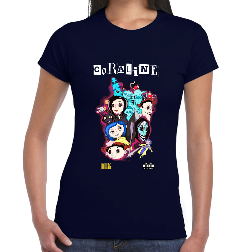 Playera Coraline Laika Studios Algodón Premium #0001734