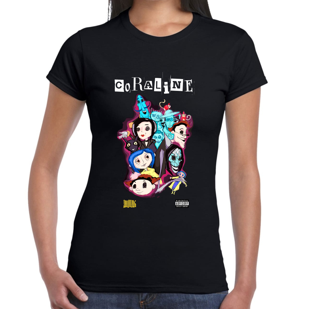 Playera Coraline Laika Studios Algodón Premium #0001734 Imagen secundaria del producto