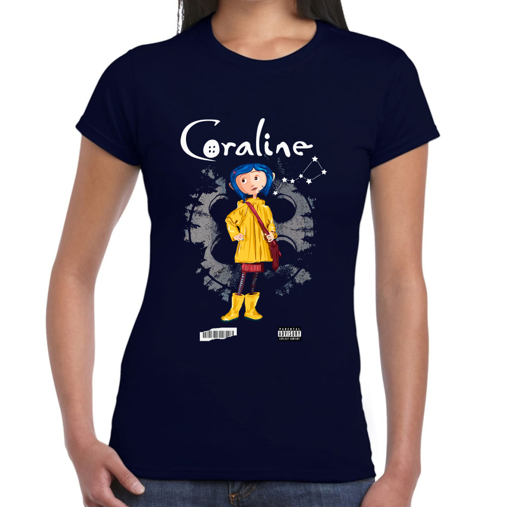 Playera Coraline Laika Studios Algodón Premium #0001735