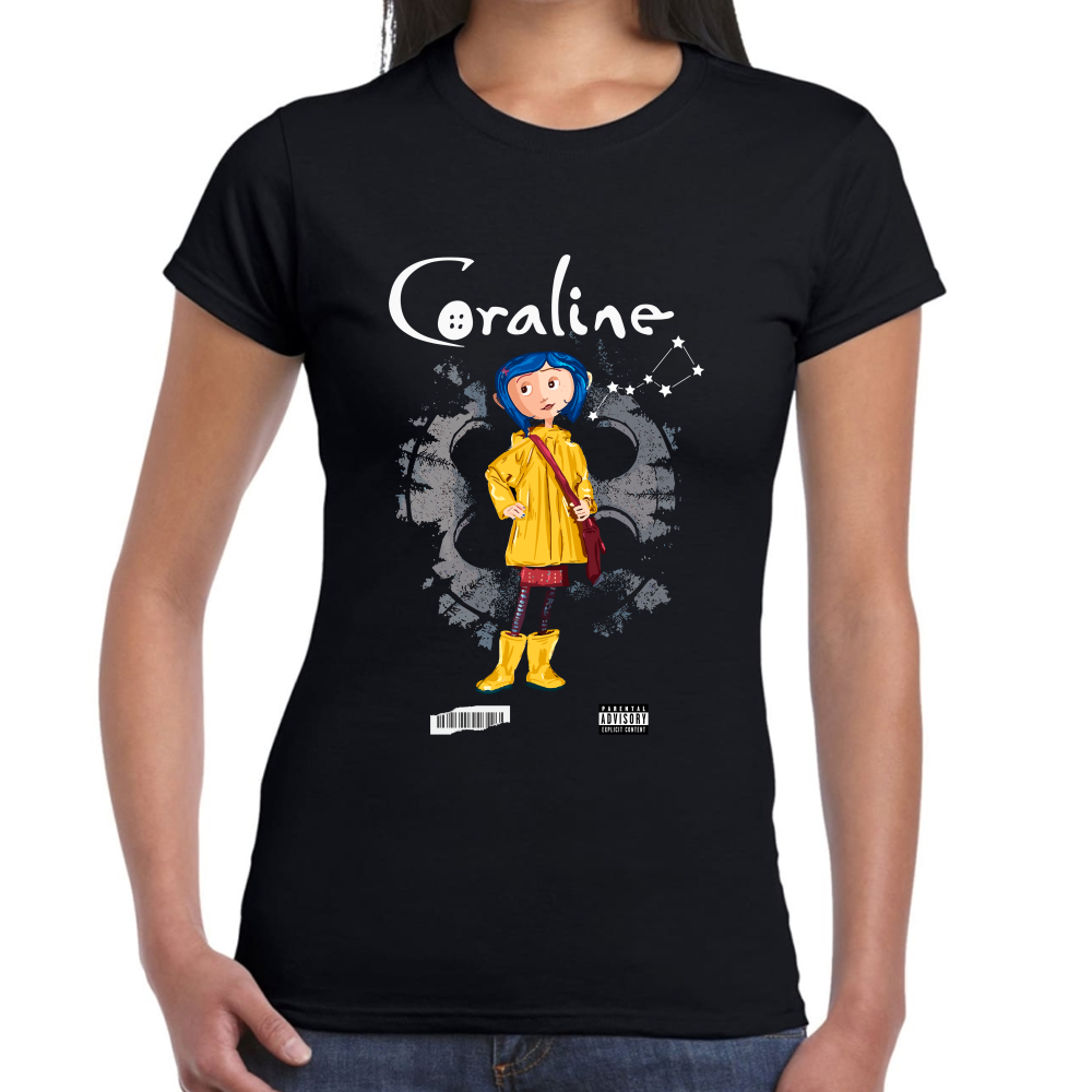 Playera Coraline Laika Studios Algodón Premium #0001735