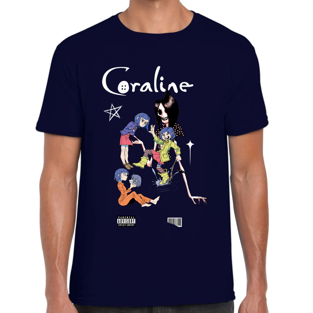 Playera Coraline Laika Studios Algodón Premium #0001737