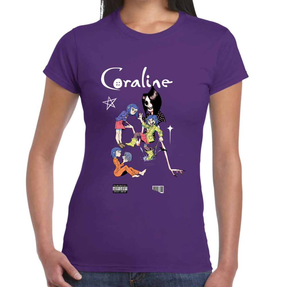 Playera Coraline Laika Studios Algodón Premium #0001737